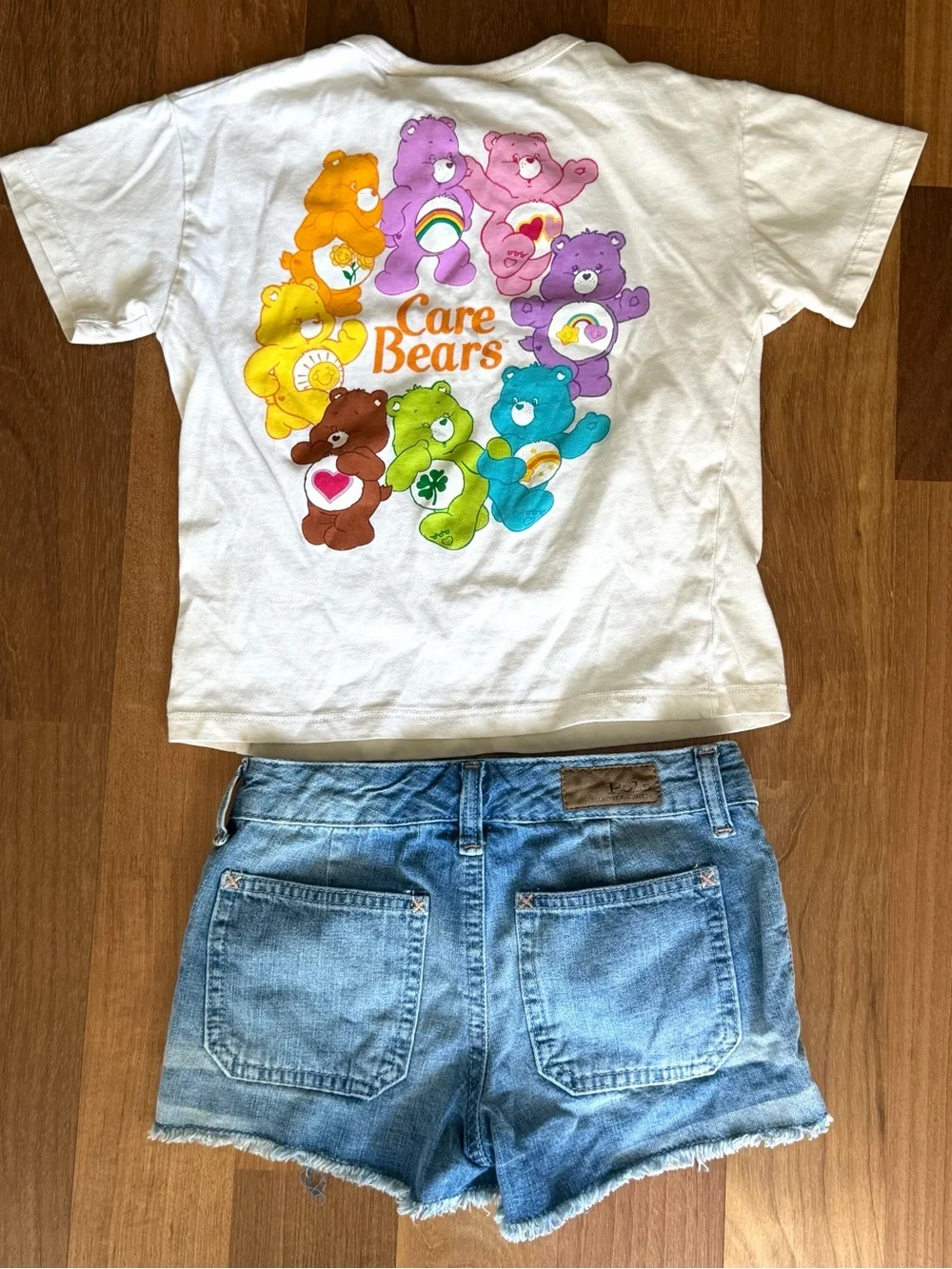 Ralph Lauren Button-Front Girls' Shorts and Zara t-shirt size 6-7